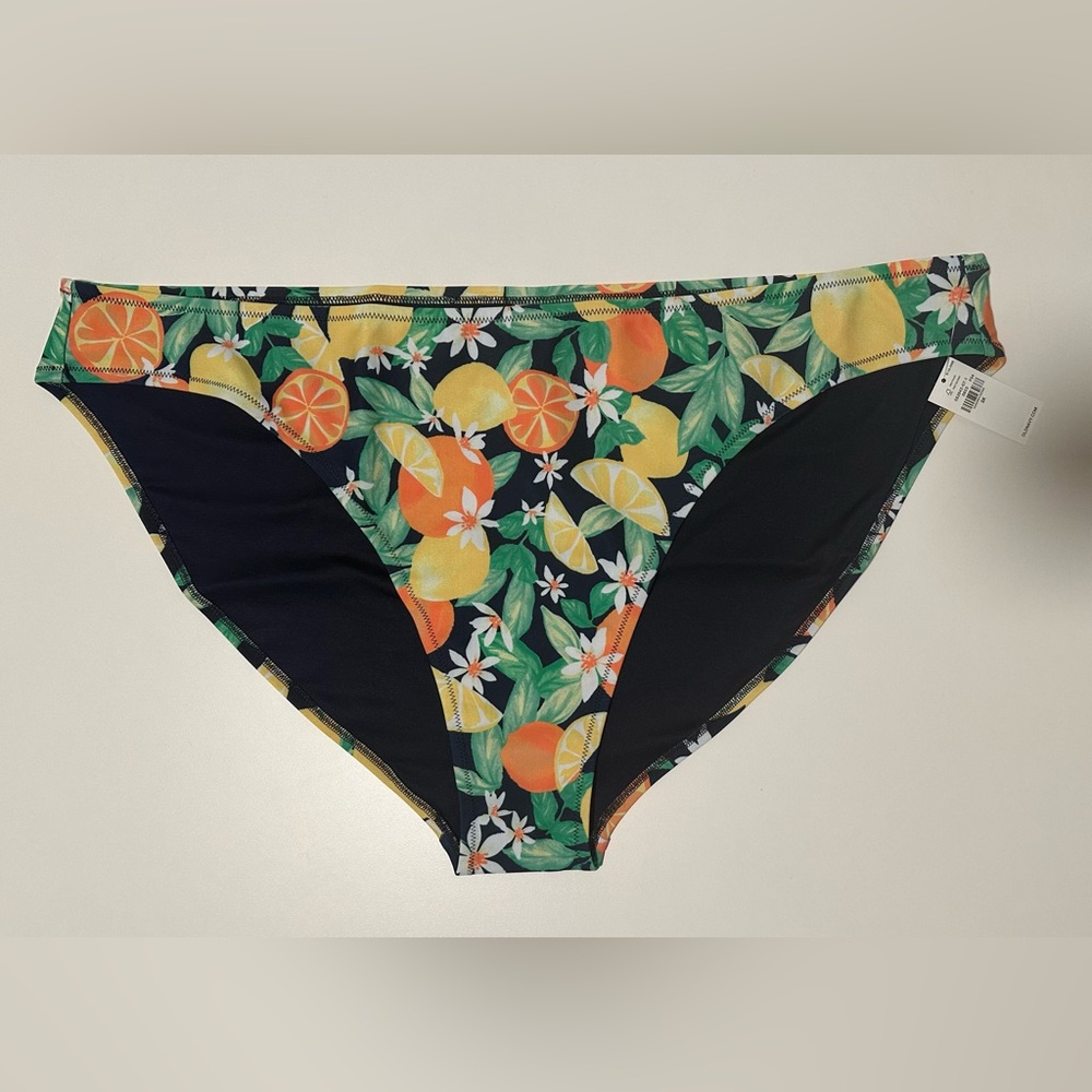 NWT Old Navy 3X Low Rise Classic Bikini Bottom Fresh Squeezed Fun